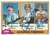 1981 Topps #008 Dan Quisenberry, Rollie Fingers, & Tom Hume on Sportscollectors.Net
