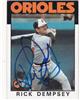Rick Dempsey '86 Topps in blue sharpie on Sportscollectors.Net