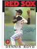 Dennis Boyd 1986 Topps in ballpoint on Sportscollectors.Net