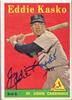 1958 Topps (rare Yellow Letter) Eddie Kasko on Sportscollectors.Net