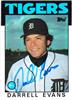 Darrell Evans 1986 Topps in blue sharpie on Sportscollectors.Net