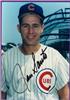 Ron Santo auto'd Geo Brace photo on Sportscollectors.Net