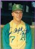 Jim Hunter auto'd geo Brace photo on Sportscollectors.Net