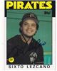 Sixto Lezcano 86 Topps in blue sharpie on Sportscollectors.Net