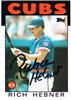 Rich Hebner 86 Topps in black sharpie on Sportscollectors.Net