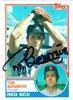 Tom Burgmeier 1983 Topps in black sharpie on Sportscollectors.Net