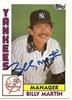 Billy Martin on Sportscollectors.Net
