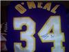 Shaquille O'Neal Signed Lakers Pro Cut jersey on Sportscollectors.Net