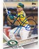 Bruce Maxwell '17 Topps in blue sharpie on Sportscollectors.Net