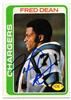 Fred Dean ttm on Sportscollectors.Net
