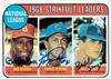 1969 Topps #012 Bob Gibson, Fergie Jenkins, & Bill Singer on Sportscollectors.Net