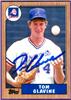 Tom Glavine auto'd 1987 Topps fantasy RC on Sportscollectors.Net