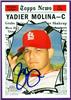 Yadier Molina auto'd 2008 Topps Heritage on Sportscollectors.Net