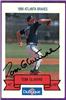 Tom Glavine auto'd 1990 Dubuque on Sportscollectors.Net