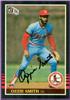 Ozzie Smith auto'd 1985 Donruss on Sportscollectors.Net
