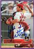 Mike Matheny auto'd 2003 UD on Sportscollectors.Net