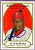 Ryan Howard auto'd 2005 Topps Cracker Jack on Sportscollectors.Net