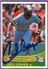 Cecil Cooper auto'd 1984 Donruss on Sportscollectors.Net