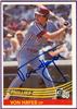 Von Hayes auto'd 1984 Donruss on Sportscollectors.Net
