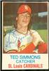 Ted Simmons 1975 Hostess on Sportscollectors.Net