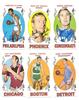 A. Clark, Dierking, D. VanArsdale, Dishinger, Petersen, Finkel on Sportscollectors.Net