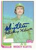 Mickey Klutts 1982 Topps on Sportscollectors.Net