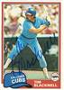 Tim Blackwell 1981 Topps on Sportscollectors.Net