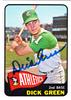 Dick Green '65 Topps in blue sharpie on Sportscollectors.Net