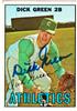 Dick Green '67 Topps in blue sharpie on Sportscollectors.Net