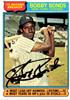 1976 Topps Bobby Bonds record breaker auto on Sportscollectors.Net
