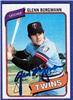 Glenn Borgmann - 1980 Topps - Minnesota Twins on Sportscollectors.Net