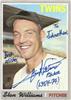 Stan Williams 1970 Topps on Sportscollectors.Net