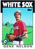 Gene Nelson 1986 Topps in blue sharpie on Sportscollectors.Net