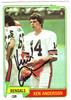 Ken Anderson on Sportscollectors.Net