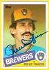 Rollie Fingers auto'd 1985 Topps #750 on Sportscollectors.Net