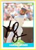 Harold Baines auto'd 1989 Score #128 on Sportscollectors.Net