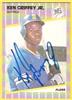Ken Griffey auto'd 1989 Fleer #548 on Sportscollectors.Net