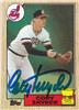 Cory Snyder 1987 Topps in blue sharpie on Sportscollectors.Net