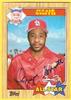 Ozzie Smith auto'd 1987 Topps #598 on Sportscollectors.Net
