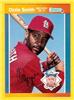 Ozzie Smith auto'd 1989 Donruss Baseball's Best #62 on Sportscollectors.Net