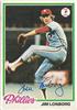 Jim Lonborg 1978 Topps on Sportscollectors.Net