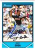 Henry Sosa 2007 Bowman in blue sharpie on Sportscollectors.Net