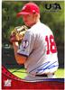 Tim Alderson '07 USA Baseball in blue sharpie on Sportscollectors.Net