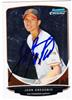 Joan Gregorio '13 Bowman Chrome in blue sharpie on Sportscollectors.Net