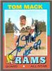 Tom Mack auto'd 1970 Topps #94 on Sportscollectors.Net