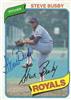 Steve Busby 1980 Topps on Sportscollectors.Net