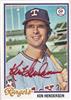 Ken Henderson 1978 Topps on Sportscollectors.Net