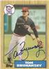 Tom Brunansky 1987 Topps on Sportscollectors.Net