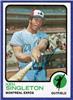 Ken Singleton - 1973 Topps - Montreal Expos (a) on Sportscollectors.Net