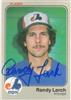 Randy Lerch '83 Fleer on Sportscollectors.Net